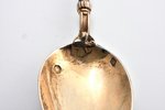 set of 12 teaspoons, silver, 800 standard, 158 g, gilding, 13.1 cm, France...