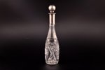carafe, silver, 800, 875 standard, crystal, h 27.4 cm...