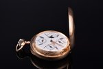 pocket watch, Russia, Switzerland, gold, 56, 14 K standart, 100.36 g, 6.75 x 5.25 cm, Ø 52.5 mm, wor...