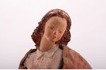 статуэтка, Девушка в национальном костюме, керамика, Рига (Латвия), авторская работа, автор - Эльвир...