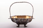 candy-bowl, Ivan Ksimantovsky's factory, silver plated, gold plated, Russia, the middle of the 19th...