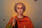 ikona, Svētais Lielmoceklis Georgijs (Juris) Uzvarētājs, sudrabs, zeltījums, gleznošana uz cinka, 84...