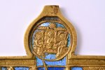 ikona, Svētie labticīgie kņazi Boriss un Gļebs, vara sakausējuma, 3-krāsu emalja, Krievijas impērija...