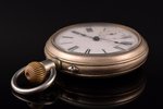 карманные часы, "Павелъ Буре", Российская империя, металл, 152.15 г, 7.5 x 5.7 см, Ø 57 мм...