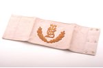 parade armband of Torņakalns Firefighters society, fabric, Latvia, 14.6 x 44.5 cm...