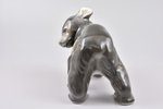 figurine, Bear, porcelain, Riga (Latvia), M.S. Kuznetsov manufactory, molder - Elmars Rivoshs, 1937-...