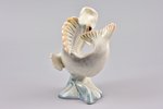 figurine, A Perch, faience, Riga (Latvia), USSR, Riga Ceramics Factory, 1940-1941, 12 cm, first grad...
