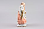 figurine, Mourning woman, porcelain, Riga (Latvia), M.S. Kuznetsov manufactory, signed painter's wor...