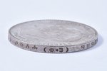 1 rublis, 1901 g., FZ, sudrabs, Krievijas Impērija, 19.92 g, Ø 33.7 mm, VF...