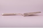 fish serving shovel, silver, 84 standard, 155.10 g, engraving, 31.3 cm, 1872?, Moscow, Russia...