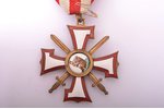 order, the Order of the Bearslayer, № 916, 3rd class, Latvia, 20-30ies of 20th cent....