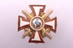миниатюрный знак, Военного ордена Лачплесиса, серебро, 875 проба, Латвия, 20е-30е годы 20го века, 17...