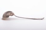 sieve spoon, silver, 84 standard, 62.25 g, gilding, 20.1 cm, by Hertz Johann Bernhard, 1838, St. Pet...