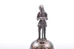 bell, silver, 950 standard, 106.90 g, h 10 cm, Ø 5.8 cm, France...