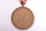medal, Badge of honour of the Cross of Recognition, 3rd class, Latvia, 20-30ies of 20th cent., 40.5...