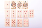 set of playing cards, (miniature size), in favor of Emperor's orphanage, beginning of 20th cent., 3....