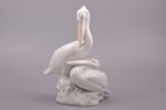 figurine, Pelicans, porcelain, Riga (Latvia), sculpture's work, molder - Nikolay Ivanovich Atyunin,...