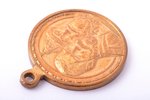 medaļa, Romanovu dinastijas 300 gadu jubileja, bronza, Krievijas Impērija, 1913 g., 33.4 x 27.5 mm...