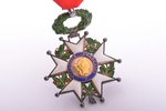 National Order of the Legion of Honour, silver, 800 standart, France, 20th cent., 60 x 43.3 mm, in a...