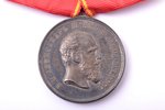 medal, For diligence, Alexander III, Russia, the end of 19th century, 34.3 x 29.5 mm...