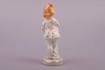 figurine, "A Girl with a Ball", porcelain, Riga (Latvia), USSR, Riga porcelain factory, molder - Lej...