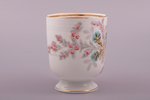 a cup, porcelain, M.S. Kuznetsov manufactory, Riga (Latvia), Russia, 1872-1887, h 10.5 cm...