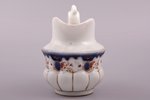 cream jug, porcelain, M.S. Kuznetsov manufactory, Russia, h 12.8 cm...