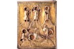 icon, Transfiguration of Jesus, board, silver, painting, guilding, 84 standard, Russia, 1798, 10.6 x...