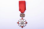 the Order of Vesthardus, 5th class, silver, enamel, 875 standart, Latvia, 1938-1940, by V. Millers...