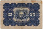 25 lati, banknote, 1928 g., Latvija, VF...