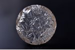cukurtrauks, sudrabs, 875 prove, kristāls, Ø 10.3 cm, h (ar rokturi) 10 cm, 20 gs. 20tie gadi, Latvi...