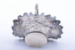 candy-bowl, silver, "Basket", 950 standard, 327.60 g, h 19.3 cm, France, soldering...