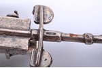 figurine, silver, "Cannon", 800 standard, 50.80 g, 9 x 4.5 x 3.4 cm, Italy...