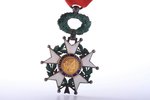 Орден Почётного легиона, серебро, эмаль, Франция, 59 x 40.5 мм, в коробке, дефекты эмали...