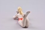 figurine, On the Beach, porcelain, USSR, Kiev experimental ceramics-artistic factory, molder - Olga...