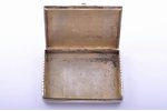 cigarette case, silver, with golden details, 84 standard, 173.40 g, 10.4 x 7.5 x 1.8 cm, 1908-1917,...
