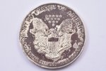 1 доллар, 2000 г., серебро, США, 31.18 г, Ø 40.5 мм, XF...