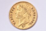 20 франков, 1813 г., A, золото, Франция, 6.40 г, Ø 21.1 мм, XF...