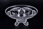 candy-bowl, Iļģuciems Glass factory, Latvia, the 20-30ties of 20th cent., Ø 21.8 cm...