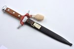 dirk, World War II, total length 34.2 cm, blade length 21 cm, Switzerland, the 2nd half of the 20th...