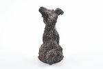 figurine, dog, ceramics, Riga (Latvia), USSR, sculpture's work, molder - Valdis De Burs, the 50-60ie...