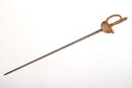 official's epee, total length 80.1 cm, blade length 67.4 cm, Russia, without scabbard...