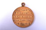 медаль, В память 300-летия царствования дома Романовых, бронза, Российская Империя, 1913 г., 33.4 x...