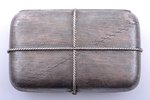 snuff-box, silver, 84 standard, 213.40 g, gilding, 12.4 x 7.8 x 3.6 cm, 1818-1864, St. Petersburg, R...
