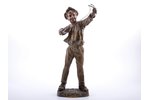 statuete, Zēns ar kaķeni, autors H. Tremo, krāsaino metālu sakausējums, h 42 cm, svars 2300 g., Fran...