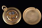 kabatas pulkstenis, "Chopard", Šveice, 20. gs. 70-80tie gadi, zelts, 750, 18 K prove, 37.63 g, Ø 41...