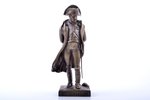 статуэтка, Наполеон Бонапарт, автор модели - К. Берто, бронза, h 22.7 см, вес 1547.5 г., Российская...