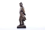 статуэтка, Наполеон Бонапарт, автор модели - К. Берто, бронза, h 22.7 см, вес 1547.5 г., Российская...