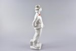 figurine, Young man in traditional costume, porcelain, Riga (Latvia), sculpture's work, molder - Ald...