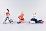 set of 8 figurines, Ali Baba and the Forty Thieves, porcelain, USSR, Korosten Porcelain Factory, mol...
